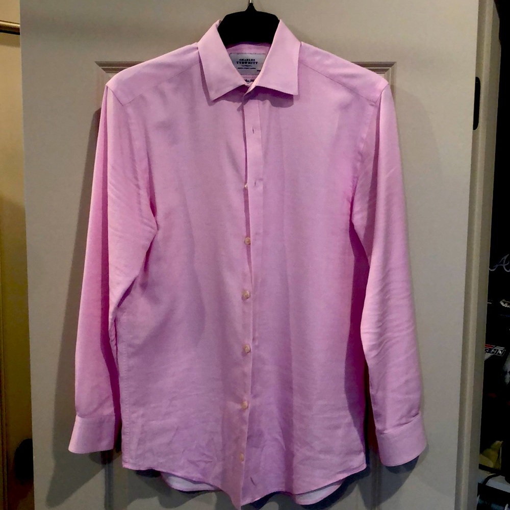 Charles Tyrwhitt 15.5 32/33 Pink design